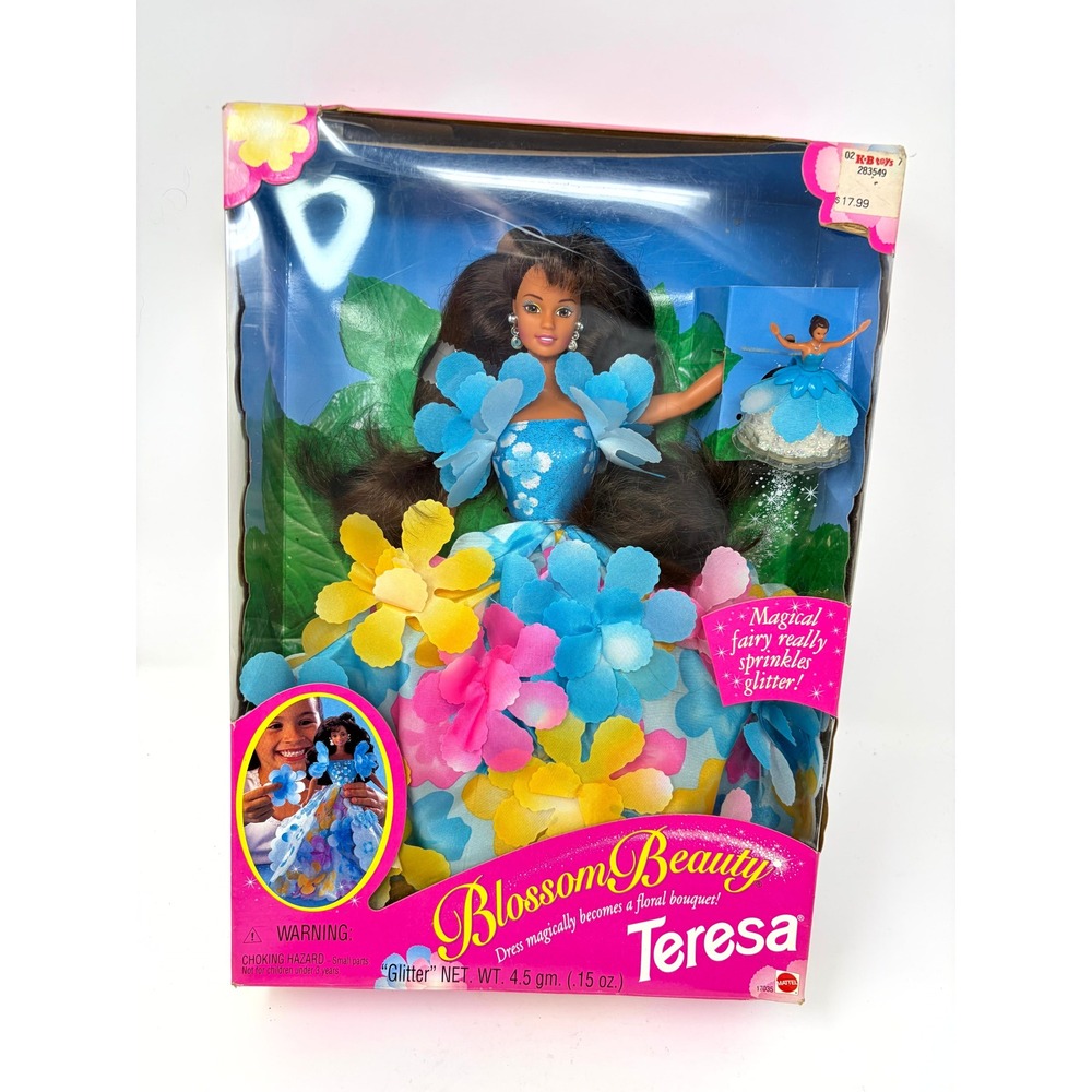 Vintage 1996 Blossom Beauty Teresa Barbie Doll Mattel 17035 NIB Glitter Fairy